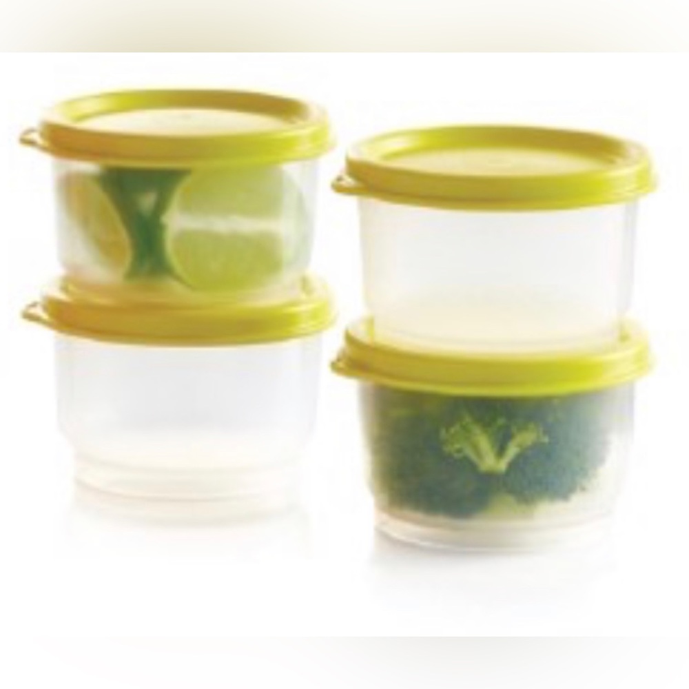 Tupperware Snack Cup 4pc Set Surprise Colour